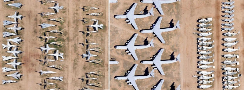 Illustration for article titled The World's Most Bizarre Aircraft Graveyards